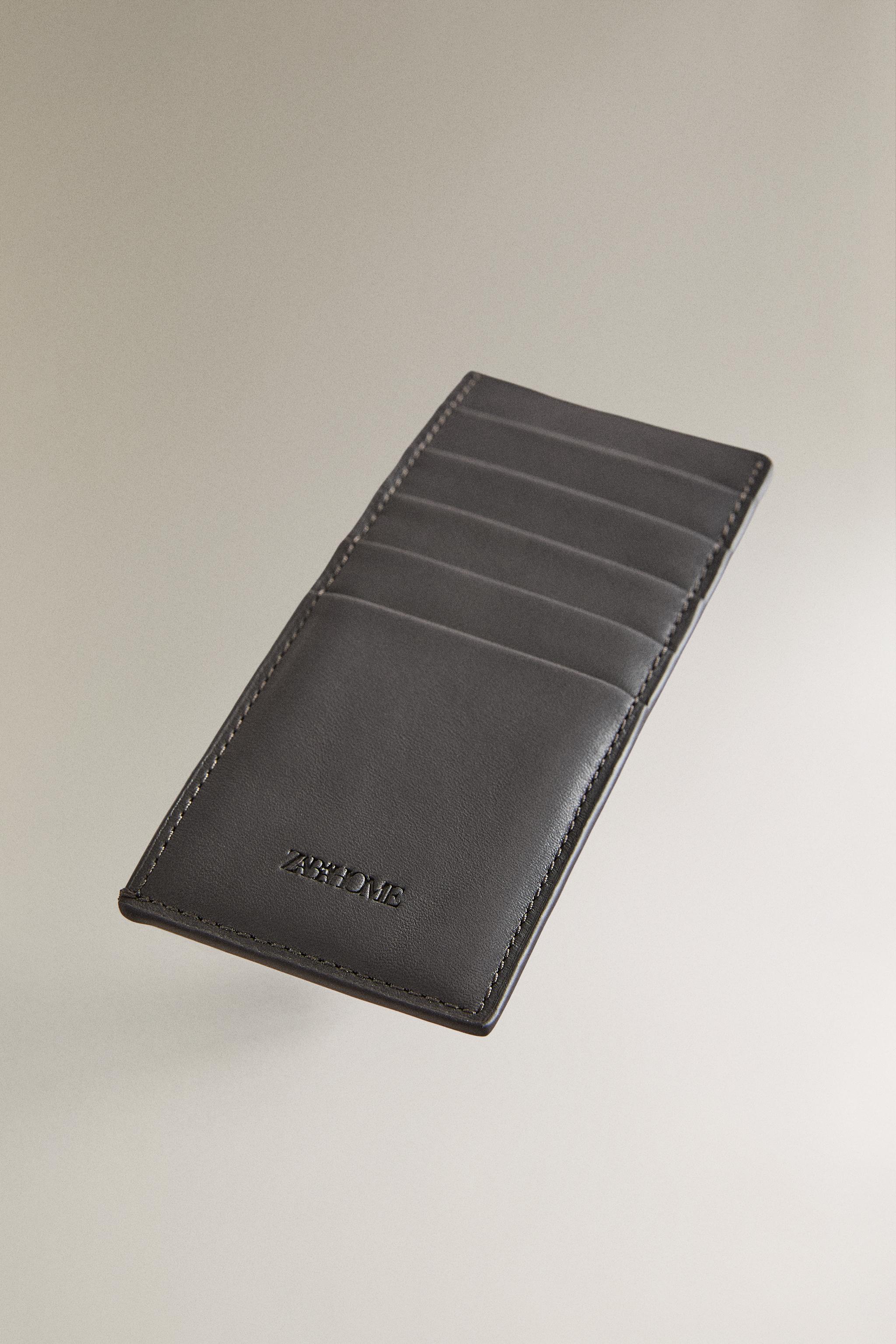 LEATHER CARD HOLDER